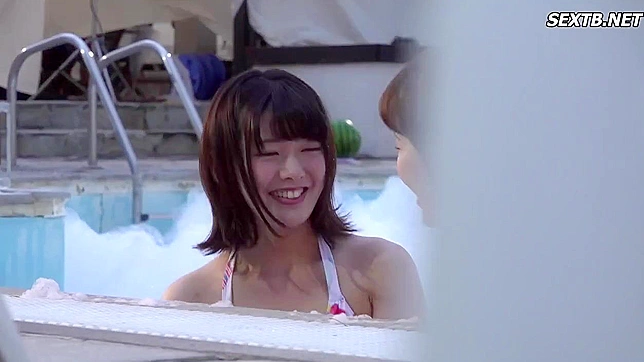 In Summer Pool, Unprecedented Wild Orgy with Eleven Japanese Girls