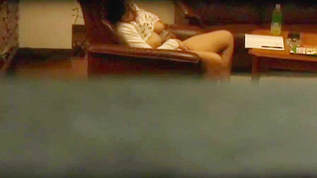 Voyeur Captures Japanese Woman Enjoying Self-Pleasure on Hidden Camera