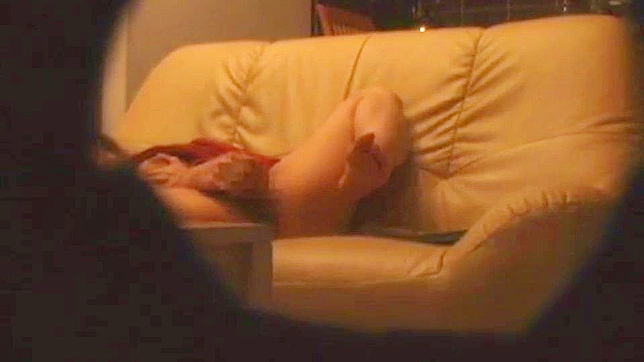Intrusive Peeping Tom Uncovers Japanese Mom's Slutty Self-Pleasure