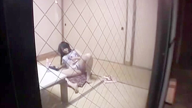 Peeping Tom Caught Japanese Woman Pleasuring Herself on Hidden Camera