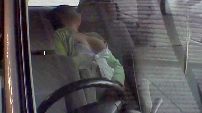 日本人の少女が車内でオナニーしているのを隠しカメラで発見される