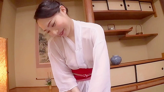I'll Serve You With a Big Smile and a Shaved Pussy Starring Hasumi Yoshioka
