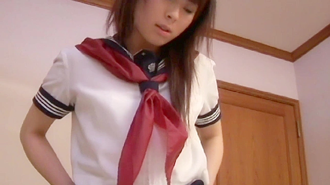 Japanese Schoolgirl Megumi's Hairy Cunt Eating - Nippon XXX Porn Video!