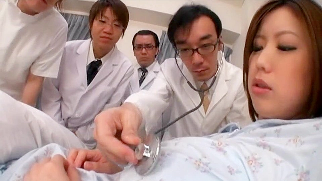 Busty Japanese Beauty Steamy Sex Session with Pervy Doc