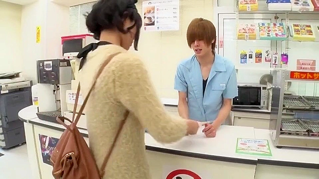 Japanese MILF Wild Sex With Convenience Store Clerk