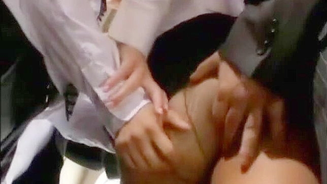 エッチな旅 - 電車の中で熟女がJAVの乗客に体を触られる