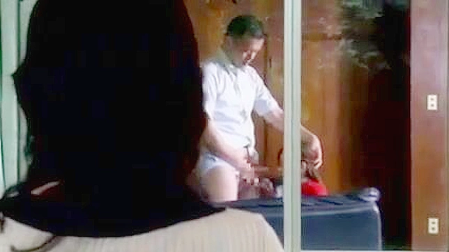 Oriental Couple Taboo Threesome with Blind daughter and lover boy