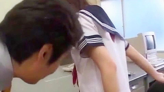 Masturbation and Fucking Lesson by Japan Teacher with Student