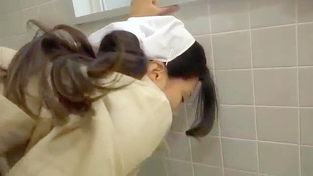 Anal Fucking of Toilet Cleaner Hottie by Stranger in Japan