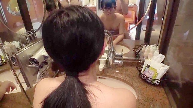 Sexy Asians Teen Gets Banged in Public bathroom