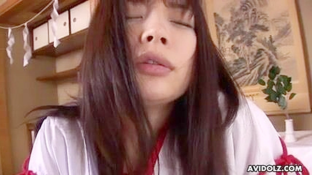 Hairy teen Kimisima masturbation session in Japan