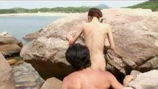 Public Beach Pleasure - A Frisky Asian Couple Sexual Adventure