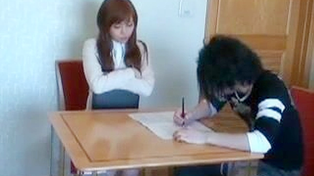 Sensual Lesson - Rebellious Student seduces teacher after class