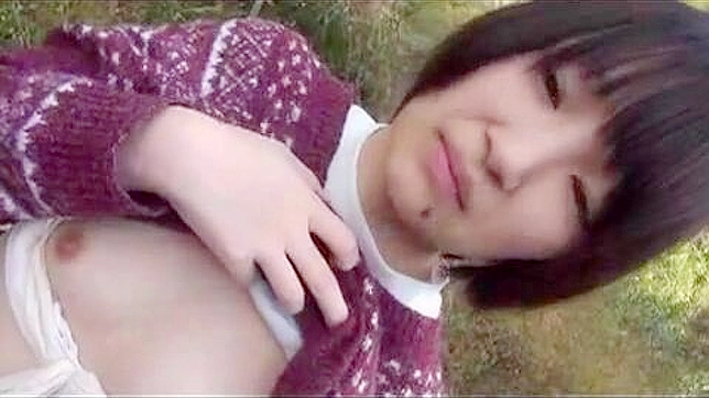 Petite Japanese Lolita Outdoor Fuck With Old Guy