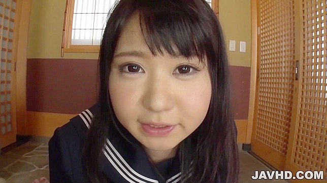 日本のフェラチオ・ポルノ・ビデオ、セクシーな桃木望がPOVで出演している。