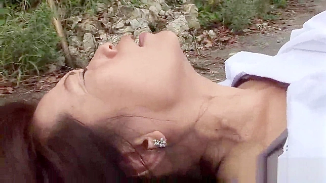 Mature Asian Friends' Passionate Outdoor Fuck