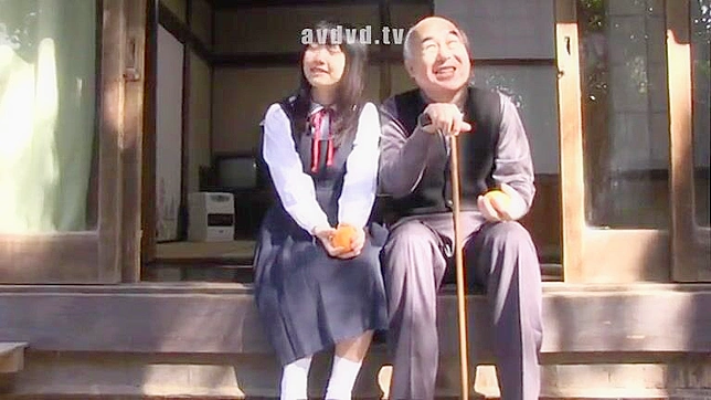 Molestation by Grandpas of Naughty Schoolgirl in Japan