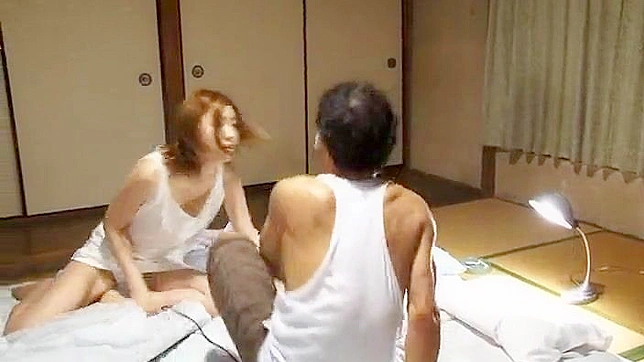 Mother with Teenager Ravished by Elderly Geek  Japanese Porn's Ultimate Taboo!