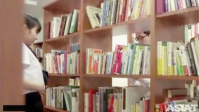 Oriental Teen Schoolgirl Secret Sexual Desires Unleashed in Public Library