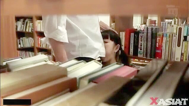 Oriental Teen Schoolgirl Secret Sexual Desires Unleashed in Public Library
