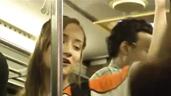 Sexy Exchange student wild ride on Japan bus