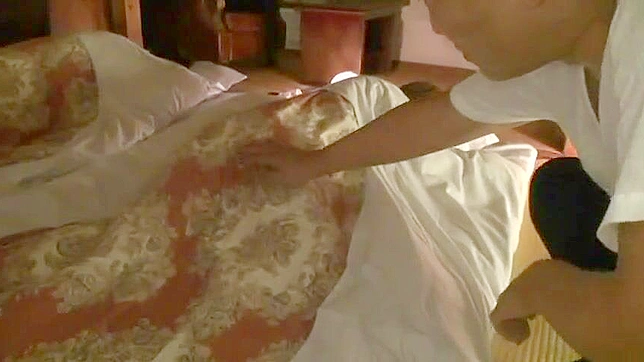 Japanese Mother-in-law Hot Sex with Son wife in late night