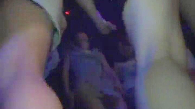 Rough Sex in Crowded Club with Drunk Guys and Poor girl
