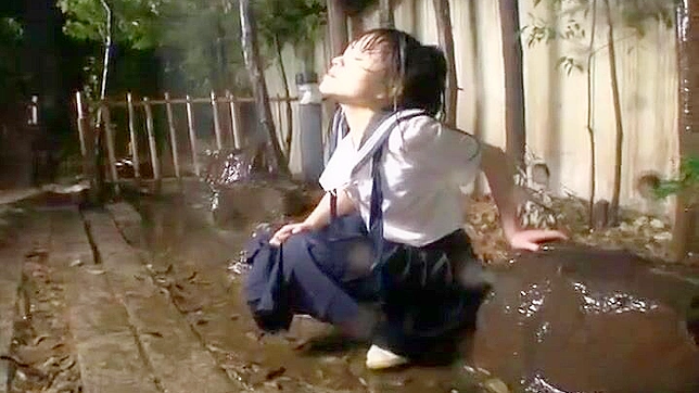 Rainy Day Schoolgirl Wet Pussy Gets Nailed