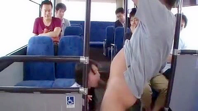 Asian Shameless Schoolgirl Gets Banged by Mature Man on Public Transport