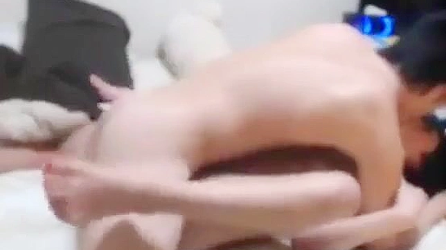 Sexy college coed in Japan gets wild with dorm room hookup