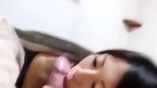 Sexy college coed in Japan gets wild with dorm room hookup