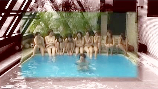 Oriental Teens Go Wild at Steamy Pool Bash