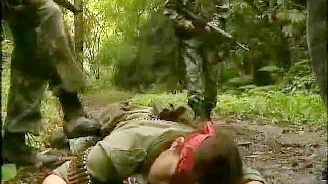 Japan Military Sexual Conquest - Captured Army girl ravished by paramilitary soldiers