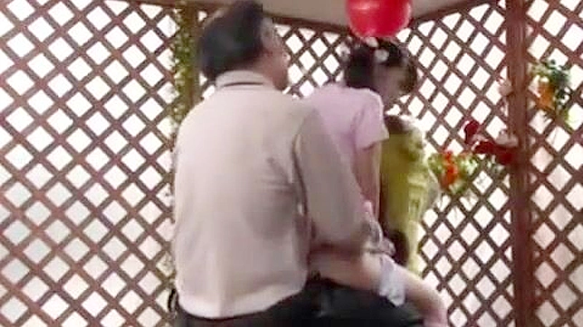 Sexy Stepdad Naughty Act with Young Stepdaughter in Thrilling Amusement Park