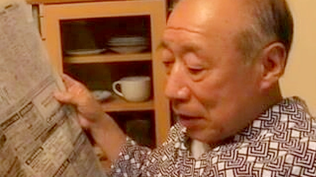 Lewd Wife Gives Special Care to Old Grandpa in JAV Porn Video