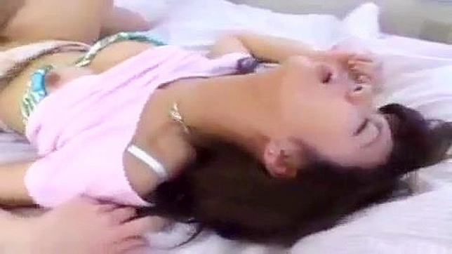 UNCENSORED Asian Slut Gets Plowed on the Bed