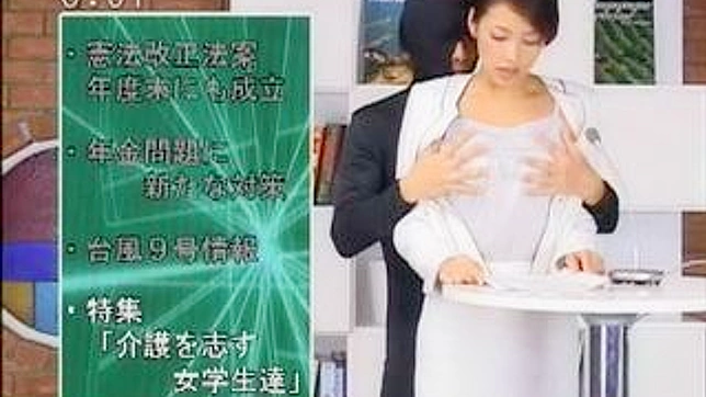 An Asian announcer on-air sexcapade goes viral