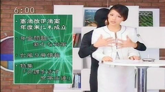 An Asian announcer on-air sexcapade goes viral