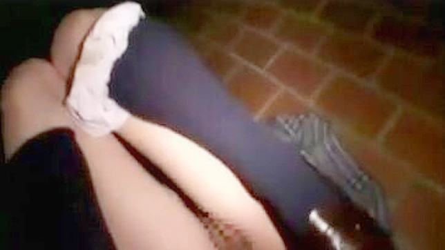 Sexy Asian in Public Park at Midnight