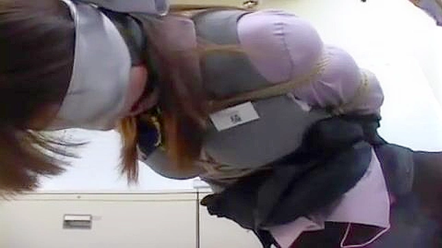 Bondage in the Middle of Office by Mad Colleague and Japanese Secretary