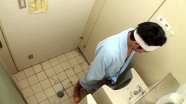 Naughty Nurse Gets Rough in Public Bathroom with Patient