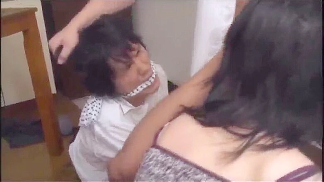 Milf Mom Humiliation by Local Gangsters in Asian Porn Video