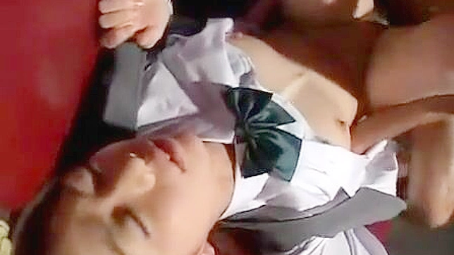 Nippon Schoolgirl Terrifying Abduction and Violent Bondage in Dark Basement
