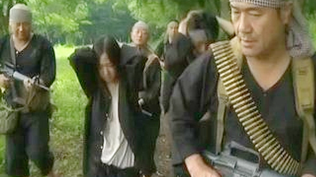 Executed Husbands' Revenge on Captured village woman; guerrilla soldiers' brutal sex act