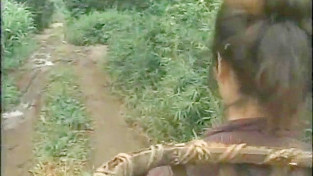 Insane villager rough sex with rural Asian girl in rice field