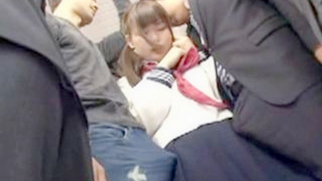 Japanese Porn Video Features Two sex offenders and young schoolgirl in a wild ride