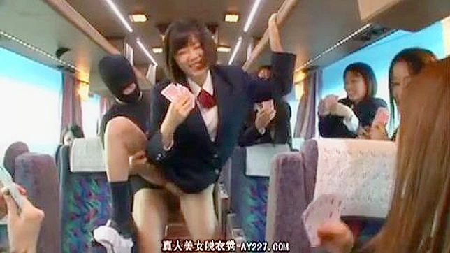 Asian Schoolgirl Secret Bus Ride Turns into a Nightmare with an Invisible Attacker
