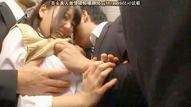 Unprotected Student Chick Surprised by Two Mature Men in Oriental Porn