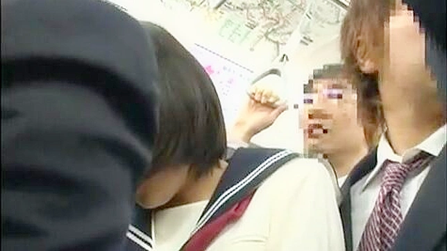Innocent Schoolgirl Wild Ride in Tokyo Metro