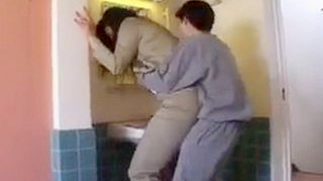Japan Schoolgirl Gets Rough Sex in Public Bathroom with Stranger